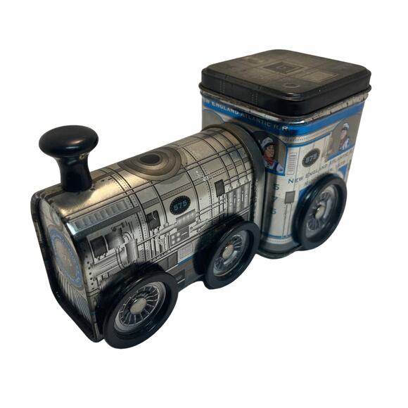 New‎ England Atlantic R.R. Train Tin Container Decorative Collectible - Picture 1 of 16
